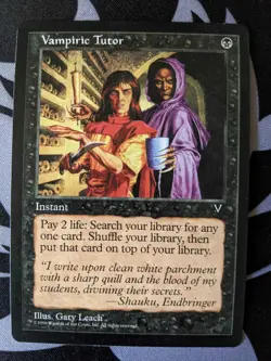 Vampiric Tutor ~ Visions [Near Mint][Magic MTG] - Image 1