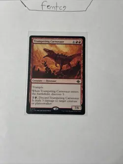 Magic the Gathering Trumpeting Carnosaur Rare NM Ships Same Day! - Image 1