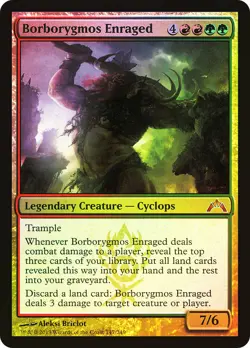 MTG FOIL Borborygmos Enraged - Gatecrash #147 - Image 1