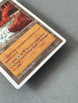 Underground River MTG 5th Edition—Never Played Near Mint—Dual Mana Pain Land - Image 4