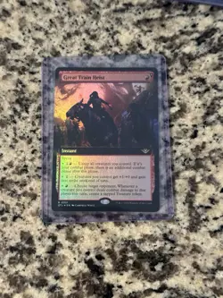 Great Train Heist (Extended Art) Outlaws of Thunder Junction Foil - Image 1