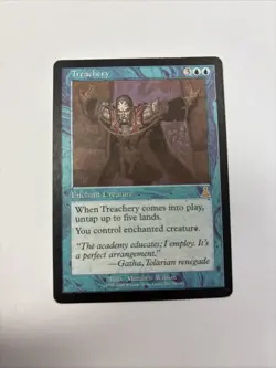 Treachery MP MTG Urza's Destiny 50 / 143 Reserved List Untap 5 Lands! - Image 1
