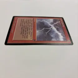 Chain Lightning Very LP Legends English Regular MTG 1994 - Image 3