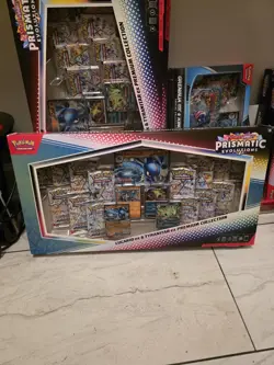 Pokemon Prismatic Evolutions Lucario EX Tyranitar EX Sam's Club Collection Box - Image 1