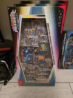 Pokemon Prismatic Evolutions Lucario EX Tyranitar EX Sam's Club Collection Box - Image 3