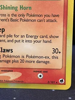 Heracross 3/101 - Pokemon EX Dragon Frontiers - Holo Rare - NM - Image 4