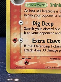 Heracross 3/101 - Pokemon EX Dragon Frontiers - Holo Rare - NM - Image 5
