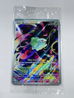Bulbasaur 133/132 PROMO Stamped Pokemon Mega Evolution Holo Sealed - Image 1