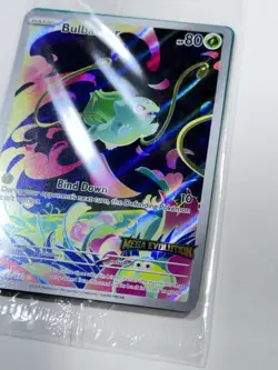 Bulbasaur 133/132 PROMO Stamped Pokemon Mega Evolution Holo Sealed - Image 2