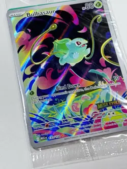 Bulbasaur 133/132 PROMO Stamped Pokemon Mega Evolution Holo Sealed - Image 3