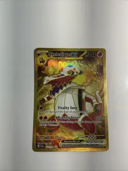 Skeledirge ex 272/193 Sv02: Paldea Evolved Holo Pokemon TCG Hyper Rare Gold - Image 1