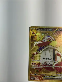 Skeledirge ex 272/193 Sv02: Paldea Evolved Holo Pokemon TCG Hyper Rare Gold - Image 2