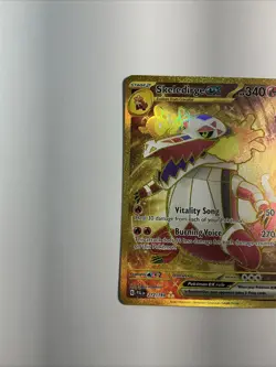 Skeledirge ex 272/193 Sv02: Paldea Evolved Holo Pokemon TCG Hyper Rare Gold - Image 3