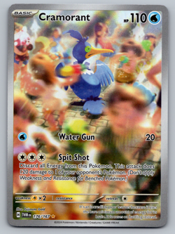Cramorant Pokemon Twilight Masquerade 176/167 Full Art Illustration Rare NM - Image 1