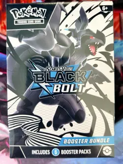 Pokemon TCG: Scarlet & Violet Black Bolt Factory Sealed New Booster Bundle - Image 1