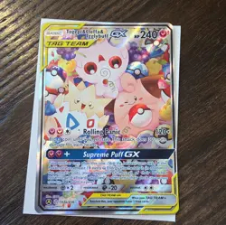Togepi & Cleffa & Igglybuff GX 143a/236 Tag-Team Pokemon TCG Minty - Image 1
