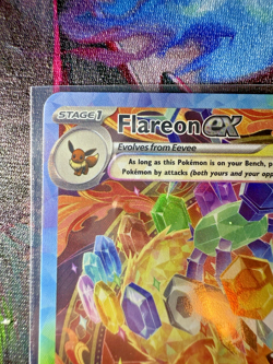 Pokemon Flareon ex 146/131 Prismatic Evolutions Special Illustration Rare NM/M! - Image 2