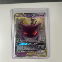 Gengar & Mimikyu GX 53/181 Pokemon 2019 Team Up MODERATLY PLAYED - Image 1