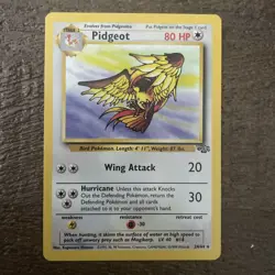 Pokemon TCG Pidgeot Jungle 24/64 Regular Unlimited Rare LP Free Shipping - Image 1