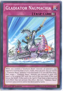 Yugioh - Gladiator Naumachia CHIM-EN072 1st Edition - Chaos Impact - Image 1