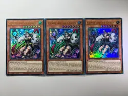 3 x Chaos Allure Queen MP25-EN242 Ultra Rare 1st Edition YuGiOh Playset NM - Image 1
