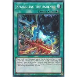 LEDE-EN094 Rekindling the Ashened Super Rare 1st Edition YuGiOh - Image 1