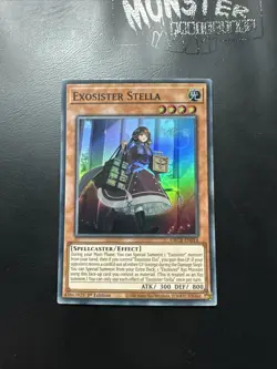 YUGIOH EXOSISTER STELLA SUPER RARE GRCR-EN014 1ST EDITION - Image 1