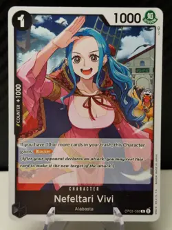 OP05-086 Nefeltari Vivi Rare One Piece Card OP05 Awakening Of The New Era - Image 1