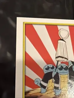 NINTENDO POKEMON MERLIN Sticker Card (2000 Series 2) - #76 - Squirtle Squad - NM - Image 2