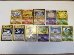Pokemon Vintage Japanese Card Lot 11 Cards Gligar Vulpix Persian - Image 1