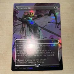 MTG Sigarda's Aid LP-NM Foil Secret Lair Enchantment - Image 1