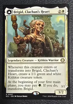 Brigid, Clachan's Heart Lorwyn Eclipsed Regular MTG NM Magic Card - Image 1