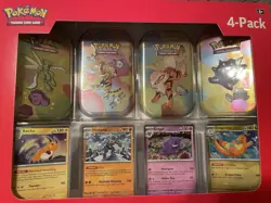Pokemon Scarlet & Violet 151 4 Mini Tins + 4 Promo Cards Bundle See Photos - Image 5