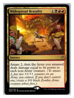 War of the Spark #226 Widespread Brutality - Image 1