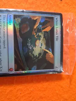 White Lotus Tile Promo Foil W Stamp Still in Wrapper. - Image 3