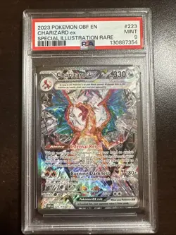 Charizard EX 223/197 Pokemon Obsidian Flames PSA 9 MINT - Image 1