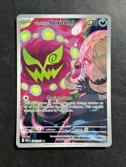 Pokemon Ascended Heroes Cynthia’s Spiritomb 244/217 Illustration Rare - Image 1