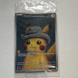 Pokemon Pikachu with Grey Felt Hat Promo 085 SEALED - Image 1