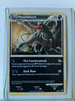 Pokemon | TCG | Houndoom | Undaunted | Houndoom 5/90 | Holo | Rare | 2010 | - Image 1