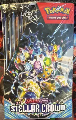 Pokemon Scarlet & Violet Stellar Crown Booster Box Sealed - Image 2