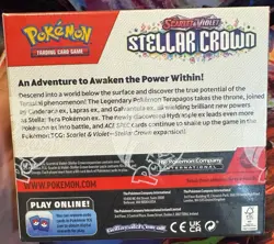 Pokemon Scarlet & Violet Stellar Crown Booster Box Sealed - Image 5