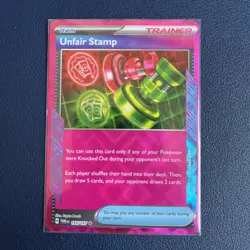 Pokemon TCG - SV Twilight Masquerade - Unfair Stamp 165/167 NM/M - Image 1