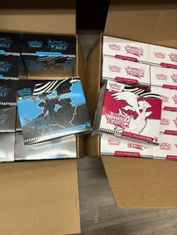 Pokemon Black Bolt and White Flare ETB Set Of 2 Factory Sealed - Image 5