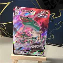 Pokemon Rayquaza VMAX TG20/TG30 Full Art Rapid Strike Holo Ultra Rare 320HP - Image 1