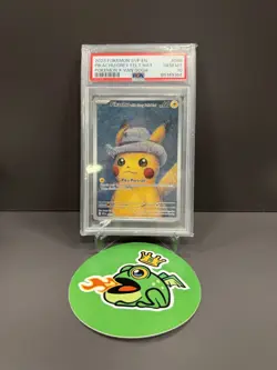 2023 POKEMON SVP JP EN PIKACHU / Grey Felt Hat Pokemon x Van Gogh #085 PSA 10 - Image 1