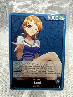 One Piece Promos Nami P-117 Go All The Way To The Top! OP13 Promo Sealed English - Image 2