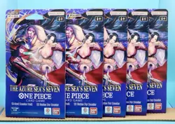 One Piece Card Game Azure Sea's Seven OP-14 Sleeved Booster Packs Lot of 5💥 - Image 1