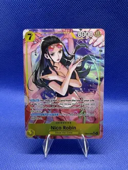 Nico Robin EB03-055 SR Parallel Alt Art One Piece Card Game - Image 1