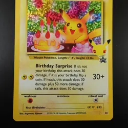 Birthday Pikachu 24 Pokemon Celebrations Collection Holo Card - Image 3