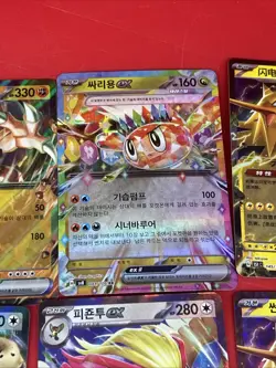 Lot Of 49 Pokemon Holo EX Cards! Korean Chinese Mew, Zapdos, Etc - Image 5